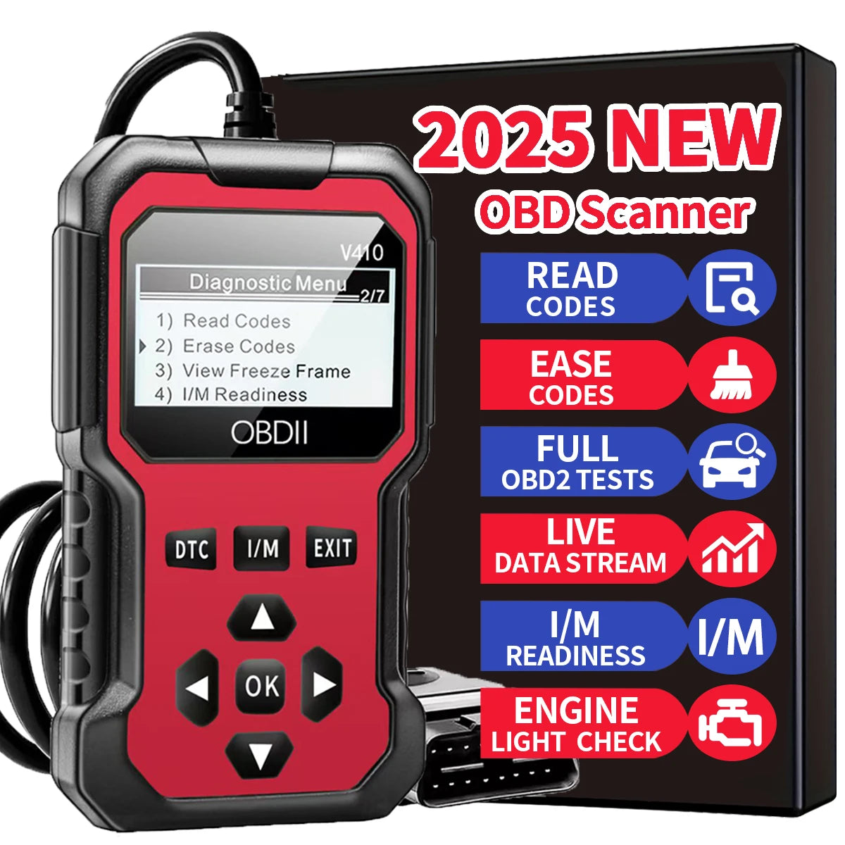 OBD2 Scanner Auto Uitlezen – Check Engine Foutcodes Wissen