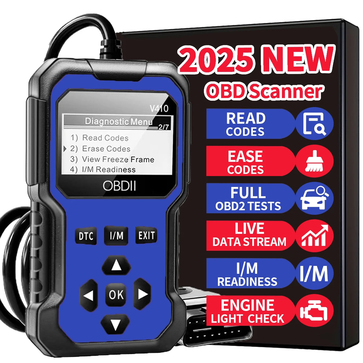 OBD2 Scanner Auto Uitlezen – Check Engine Foutcodes Wissen